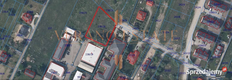 DZIAŁKA BUDOWLANA MPZP 1776M2 KRĘTA Stare Babice sprzedam