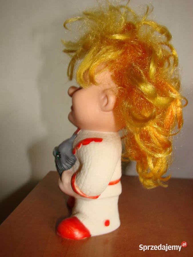 stara lalka z kotem CCCP pomorskie Pruszcz Gdański