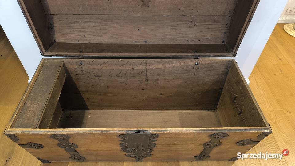 Stara oryginalna skrzynia XVIII wieczna łódzkie Łódź