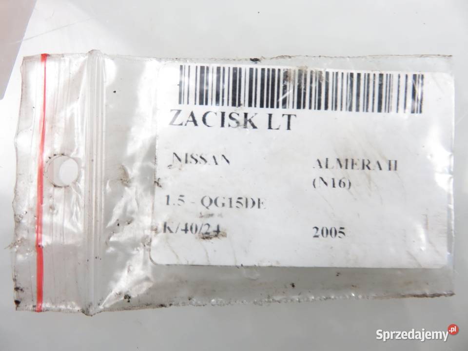 ZACISK LEWY TYŁ NISSAN ALMERA II N16