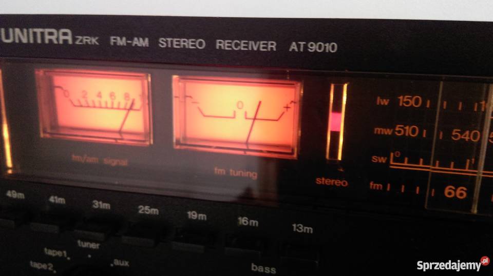 Wieża Unitra ZRK czarna Wieże i miniwieże
