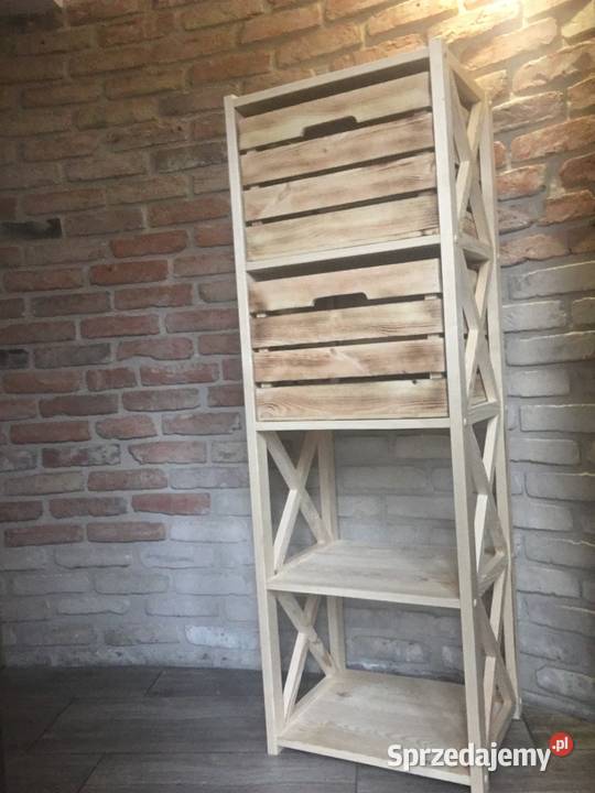 Regał przedpokój salon z wkładami 150x50x40 z Chełmża