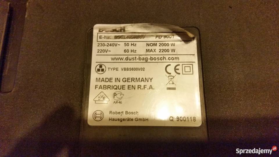 Odkurzacz Bosch GL40