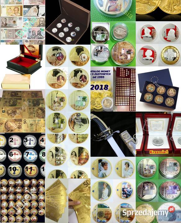 Prezent Święta Moneta Banknot Złoto Srebro Karty