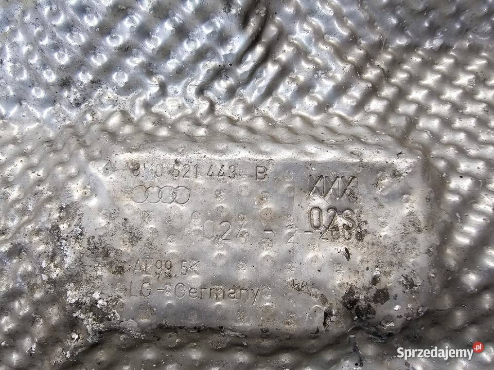 OSŁONA TERMICZNA WYDECHU AUDI A4 A5 8K0521443B Osłony termiczne Przystajń