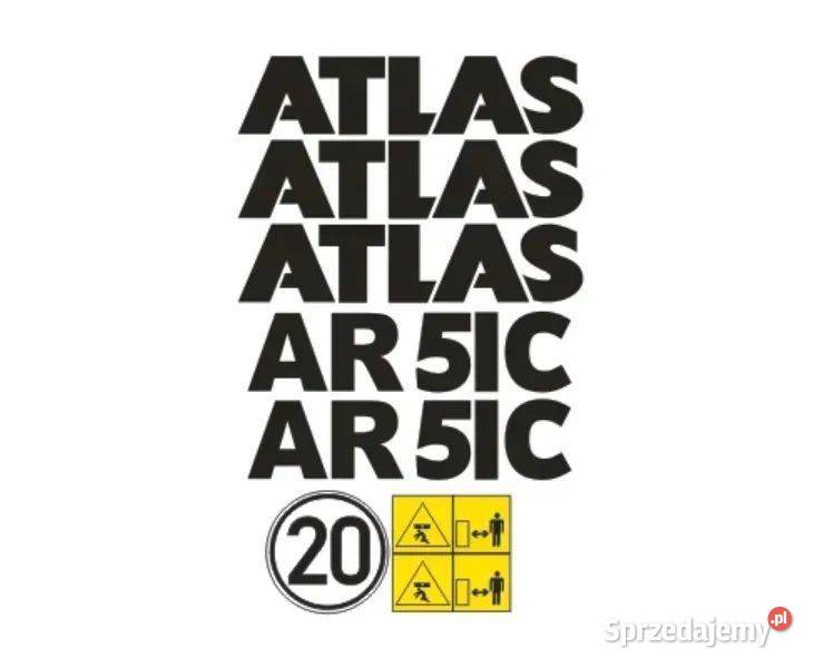 Naklejki oklejenie ATLAS AR 51C Zamiennik Części maszyn i innych pojazdów Janików