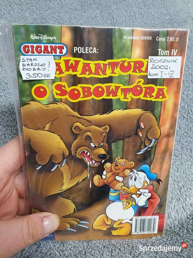 Gigant Poleca zestaw 4 komiksów 2001 stan Gdynia sprzedam