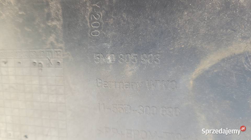 VW GOLF PLUS SPOILER DOKŁADKA ZDERZAKA PRZÓD osobowe śląskie sprzedam