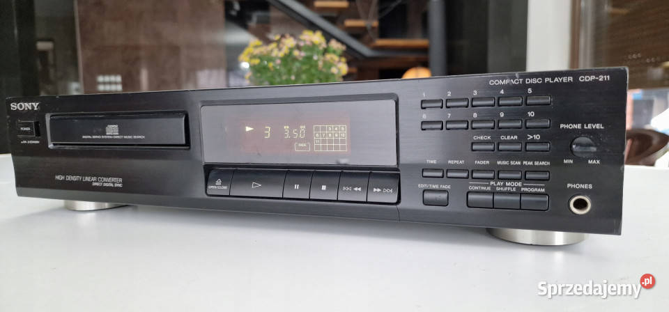 Sony odtwarzacz kompakt CD player CDP 211 CDP211 Międzychód