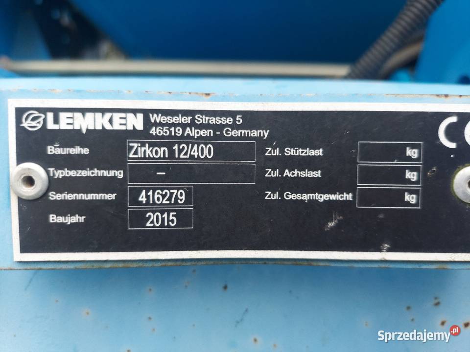 Lemken solitair 8 Chełm
