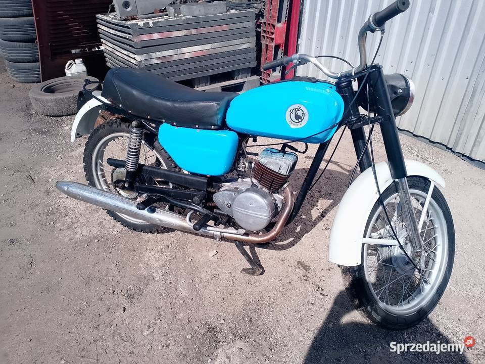 WSK 125 PRL motocykl simson zachodniopomorskie Listomie