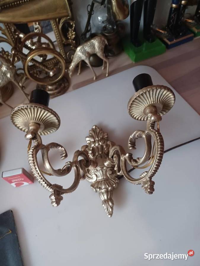Kinkiet mosiężny Poznań sprzedam