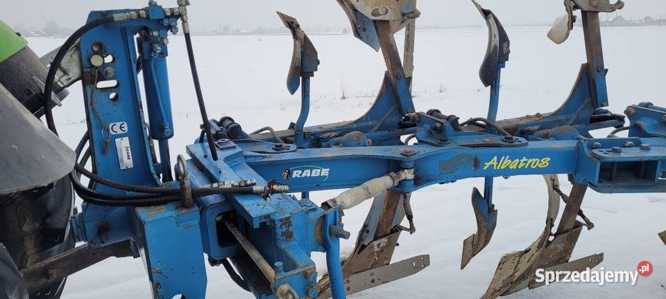 Pług obrotowy 3 skibowy Rabe Albatros 120 Pługi