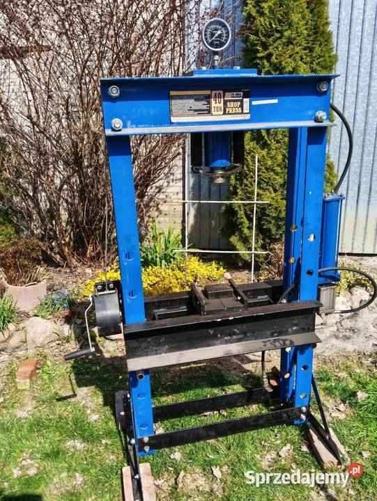 Prasa hydrauliczna pneumatyczna 40 ton Sahryń