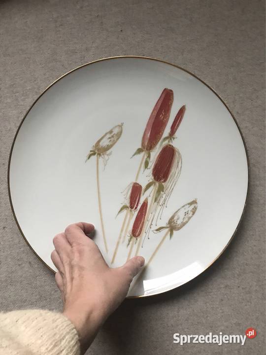 Duża patera talerz porcelanowy Hutschenreuther Warszawa
