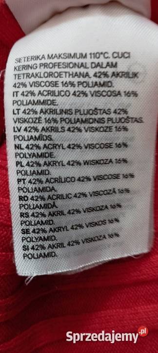 Bluzka czerwony Piaseczno