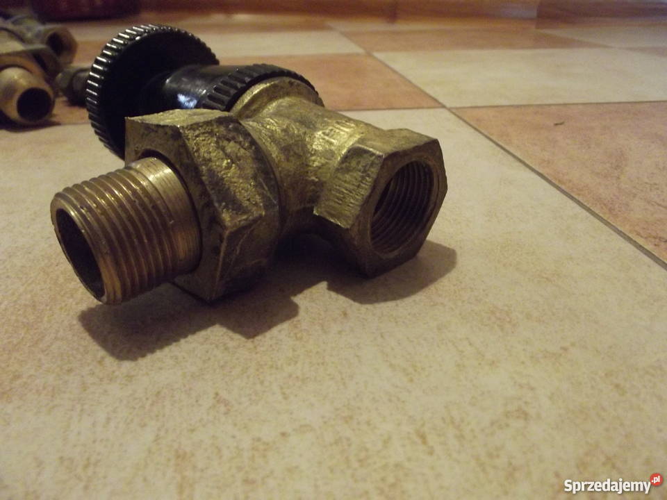 Zawór grzejnikowy mosiądz DN 25 1calkolanko Masłów Drugi