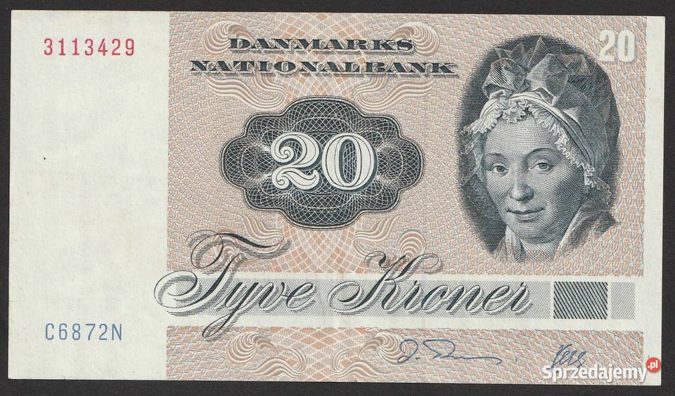 DANIA 20 KORON 1972 STAN UNC Łódź sprzedam