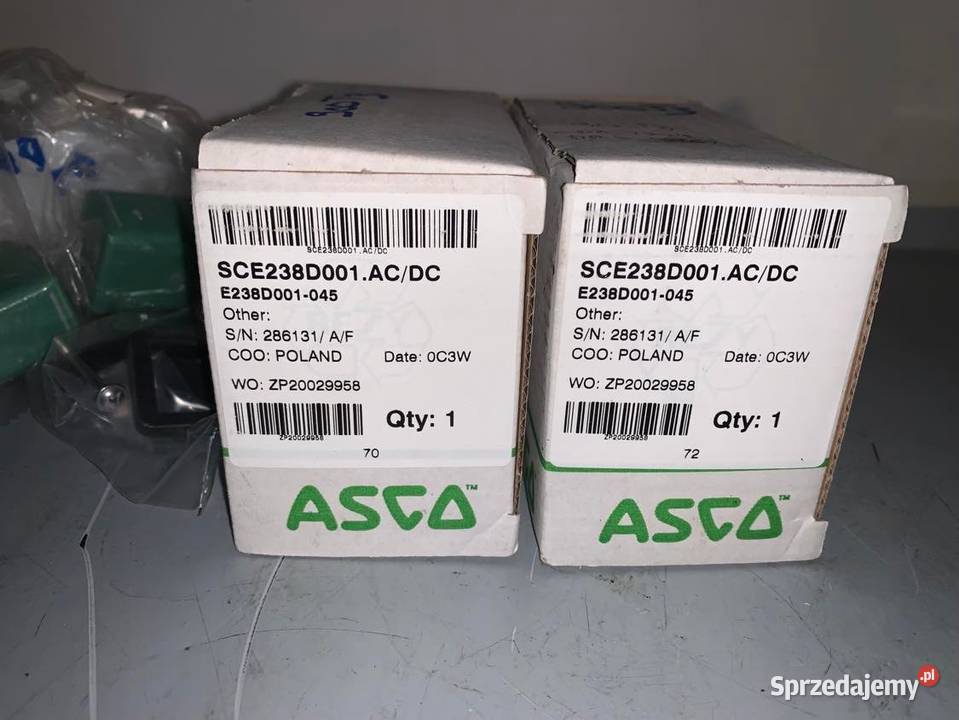 ASCO SCE238D001ACDC G38 Elektrozawór Warszawa