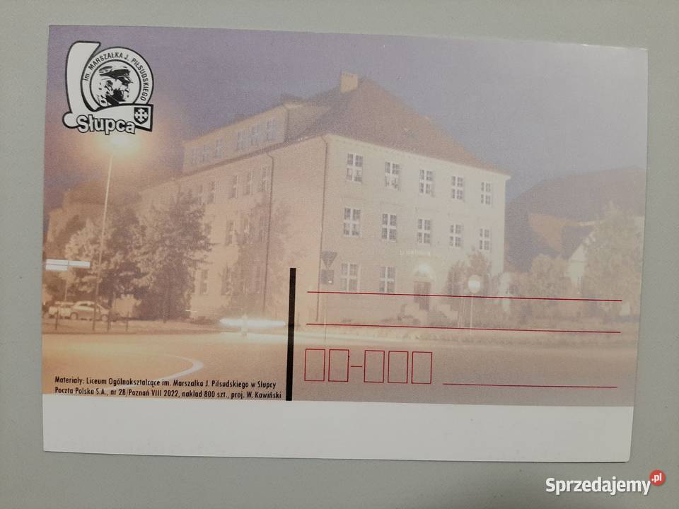 Karta okoli 100 lat Liceum Ogólnokształcącego Konin sprzedam