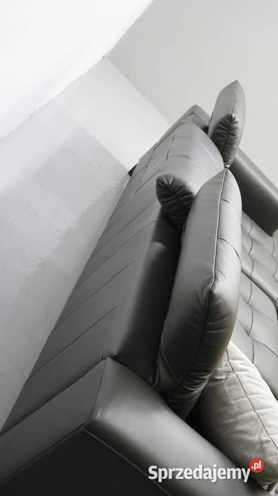 TOH Narożnik z funkcją spania skóra naturalna wielkopolskie Poznań