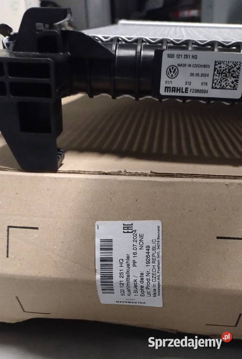 Dodatkowa chłodnica wody 5Q0121251HQ VW Skoda Szczecin sprzedam