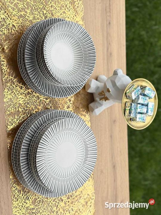 Talerze homelux 24 el kropeczki Szczecin