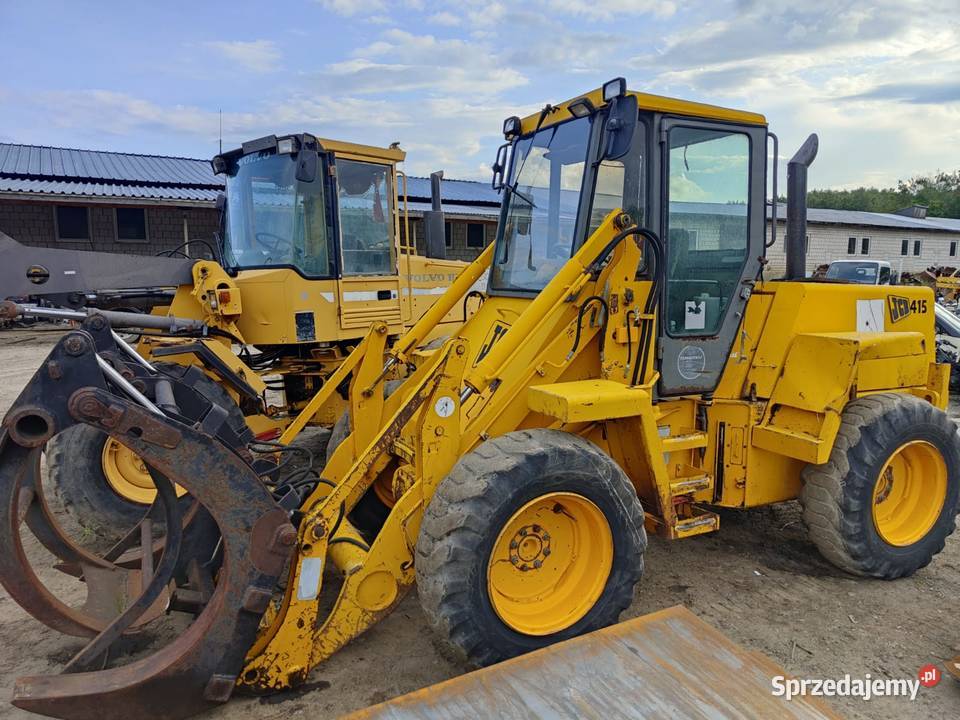 Ładowarka Kołowa Przegubowa JCB 415 z Chwytakiem Tymowa