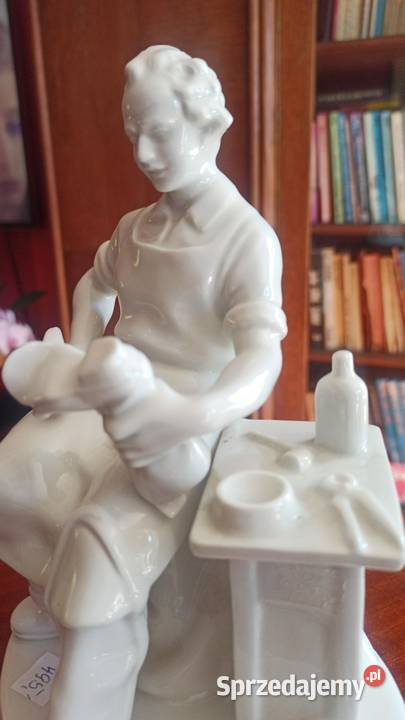 Figurka szewc Biała GDR