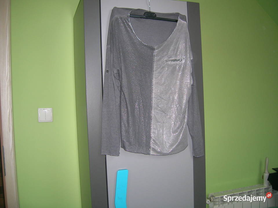 Bluzka Srebrnografitowa XL podkarpackie Czarna