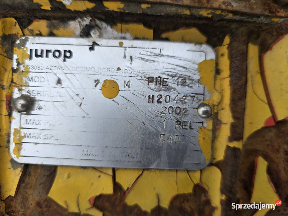 Pompa do wozu asenizacyjnego JUROP PNE 122 M nieuszkodzony Drężewo