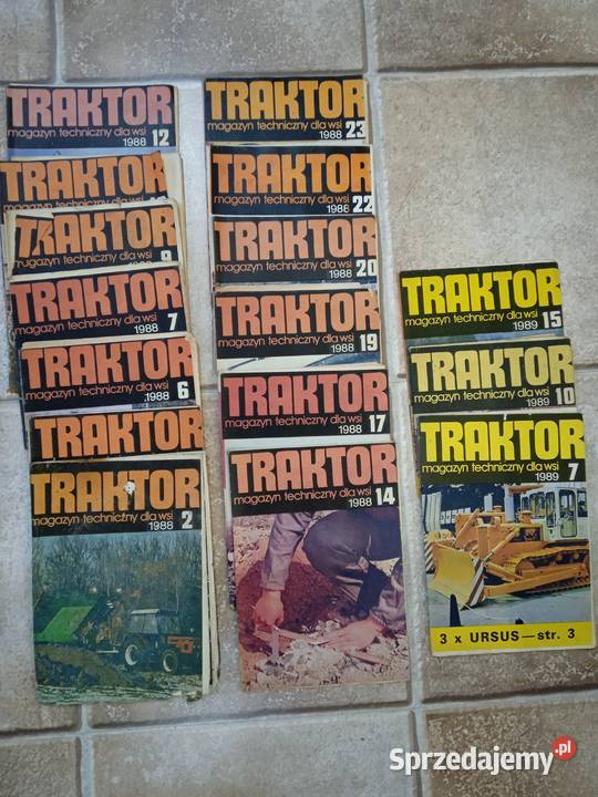 Czasopismo Traktor stare gazety poradniki Łódź