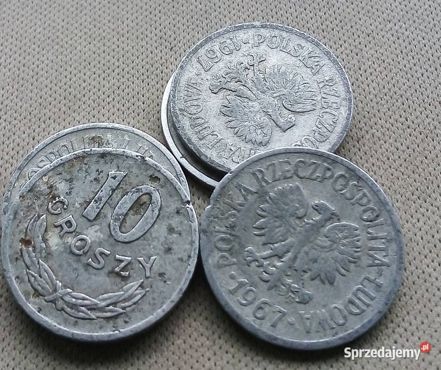 POLSKA10 GROSZY1967 rzzmAL6 SZTUK Legionowo