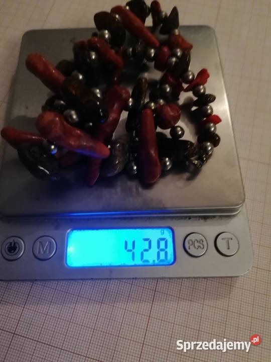 Naszyjnik bursztyn koral korale Białystok
