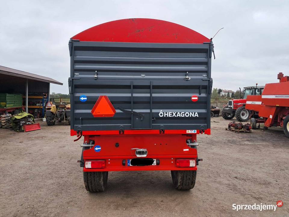 Przyczepa Chexagona 14 ton wywrotka na 3 strony nieuszkodzony Radom