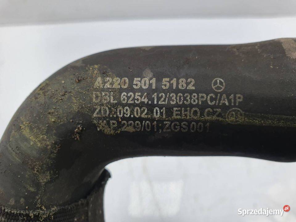 PRZEWÓD UKŁADU CHŁODZENIA MERCEDES BENZ SKLASA osobowe Motoryzacja Lipno