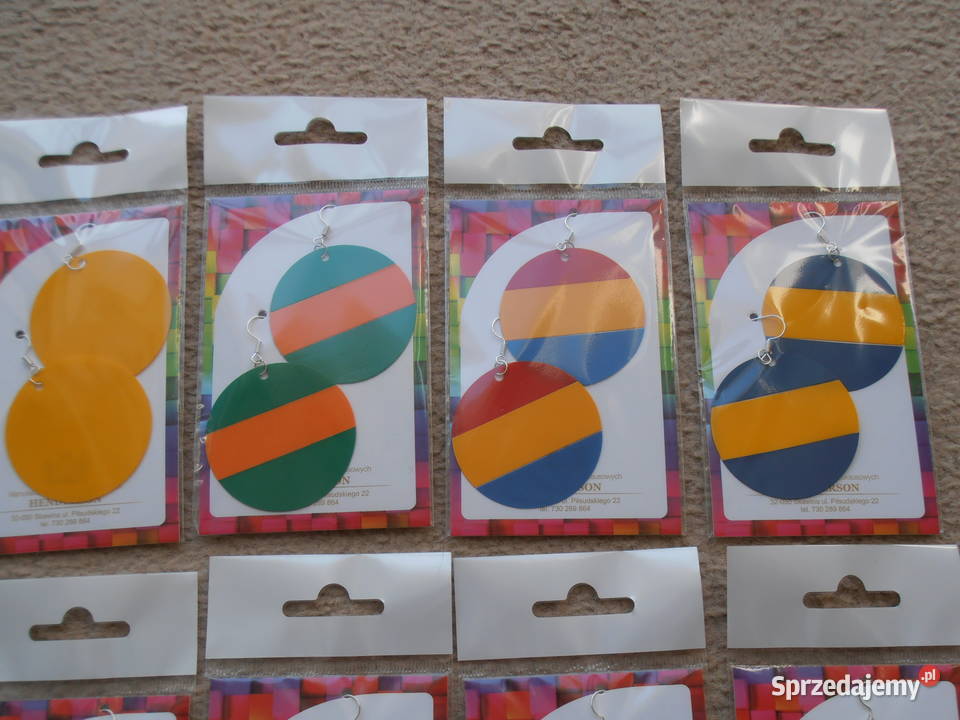 Kolczyki letnie wakacyjne plażowe Skawina