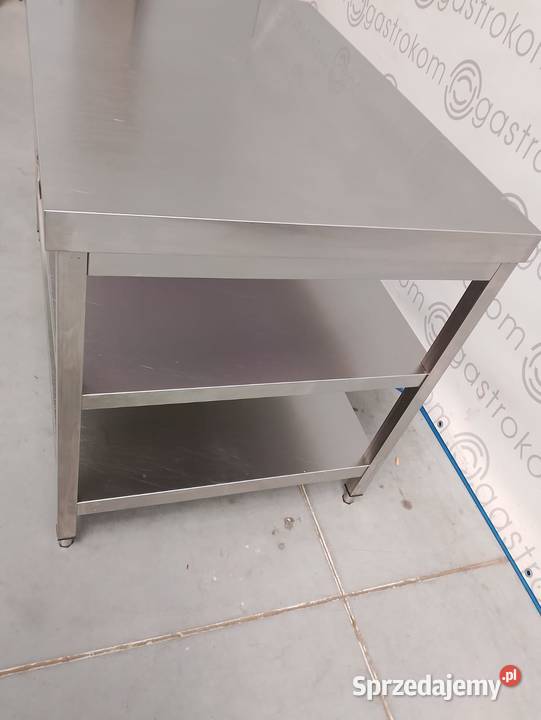 Stół centralny z 2 półkami  120x80x85