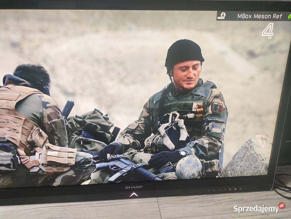 SHARP LC40LE830E 40 2 linie na ekranie odbiór