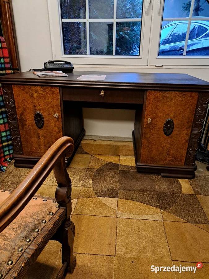 Biurko gabinetowe secesja Myślibórz