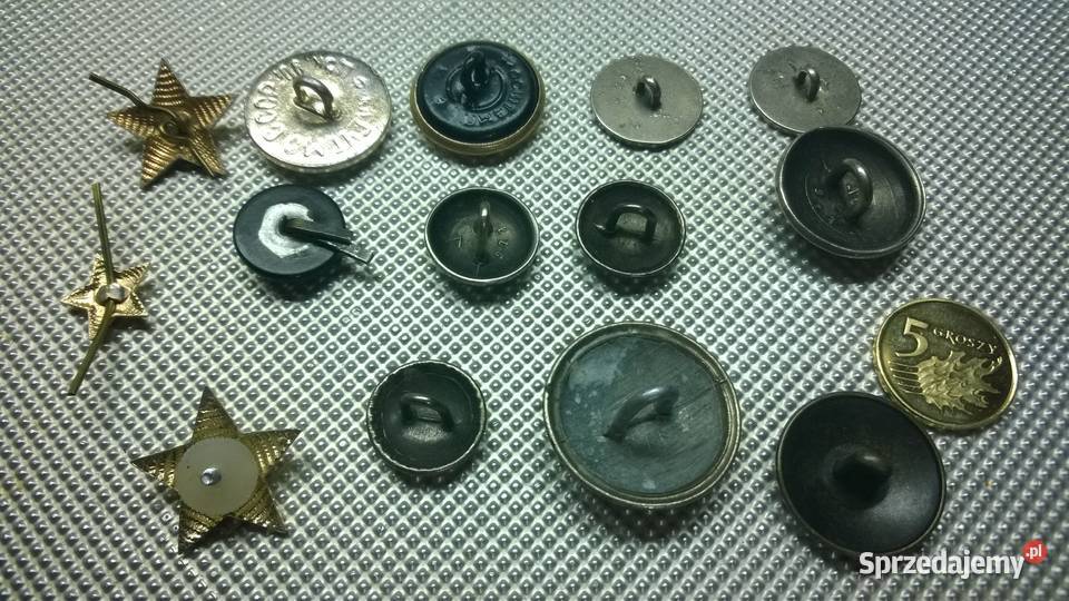 guziki zestaw 11 sztuk Warszawa