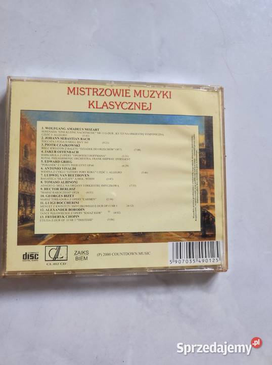 Mistrzowie muzyki klasycznej płyta cd Czajkowski świętokrzyskie Kielce