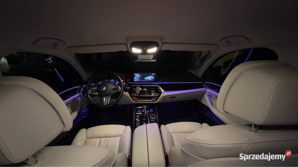 BMW 5 190 Diesel Mpakiet Skóry LED Xenon Sport Rok produkcji 2017 Gdańsk