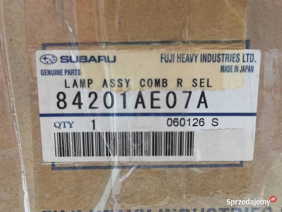 LAMPA LEWY TYŁ SUBARU LEGACY III 9804 SEDAN ORI