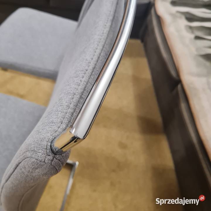 Krzesła na płozach SZARE 6 OKAZJA Krzesła Ostrowiec Świętokrzyski sprzedam