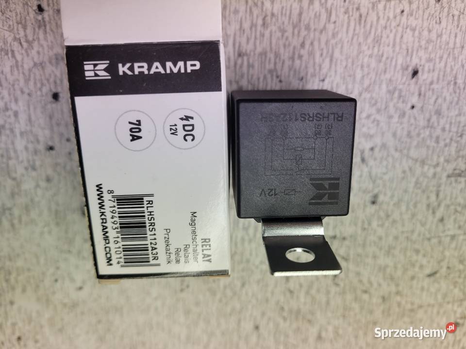 Przekaznik elektryczny 12v 70A