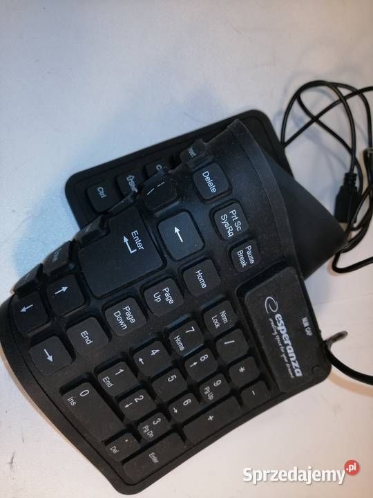 klawiatura USB elastyczna silikonowa Esperanza Klawiatury i myszy Zgierz sprzedam