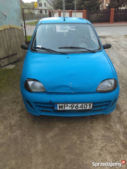 Fiat Seicento Niebieski Mat mazowieckie Płock