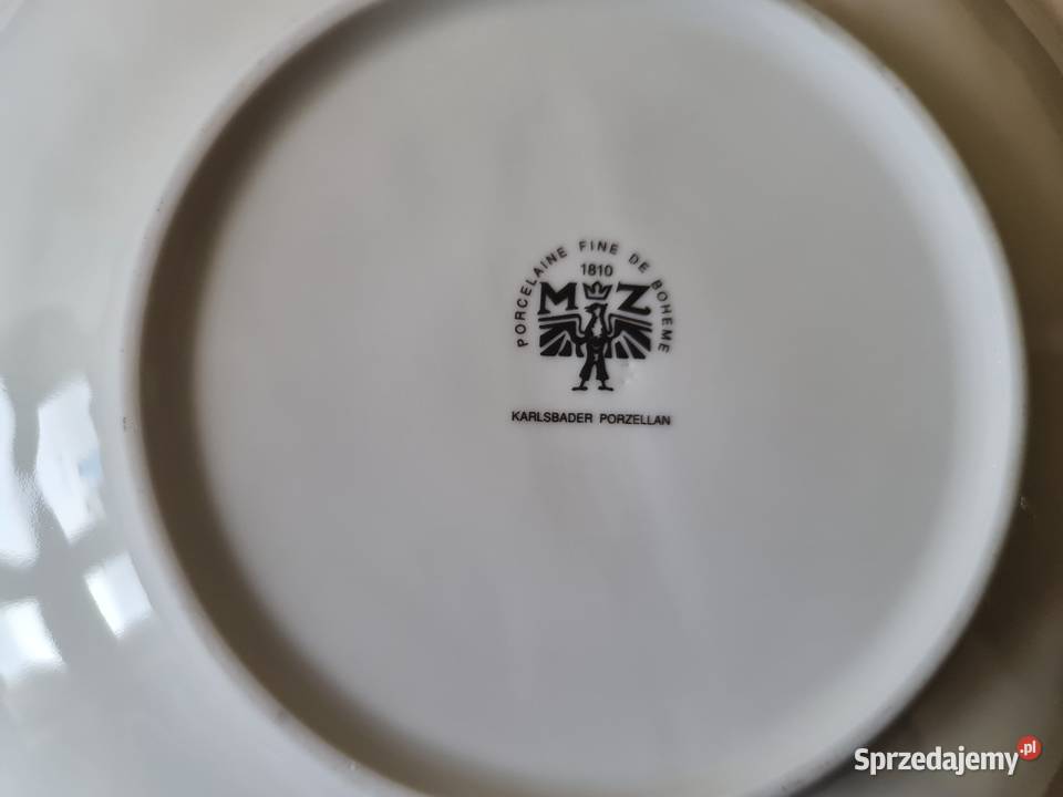 Piękna patera kobaltowo niebieska Czechy mazowieckie Warszawa