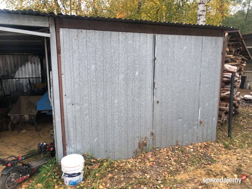 Garaż blaszany podwójny 6 m x 6 m sprzedam